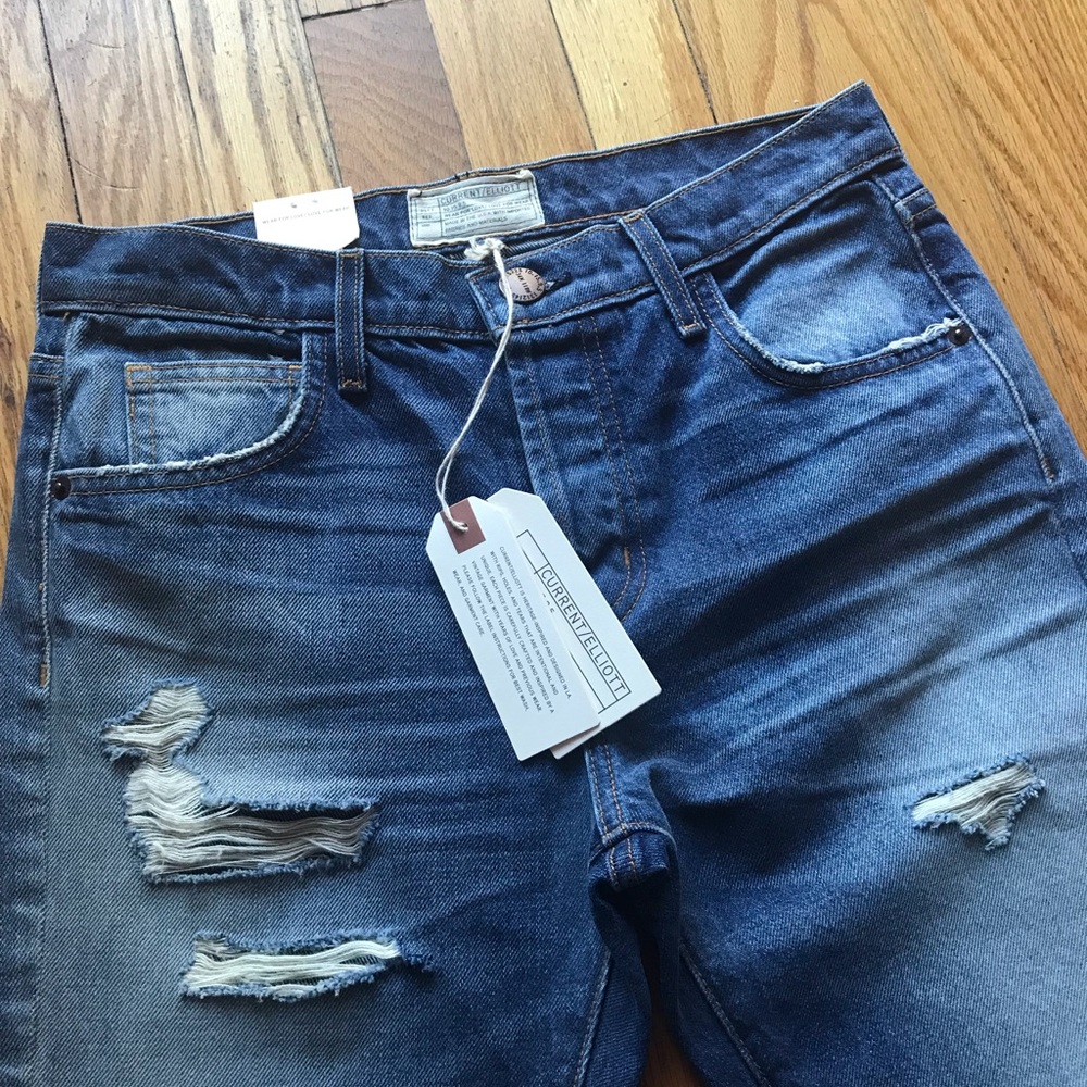 Current Elliott The Slouchy Skinny Jeans - Picture 2 of 7